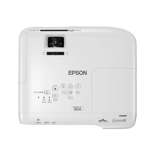 Epson PowerLite 982W 4200-Lumen WXGA 3LCD Projector - 3