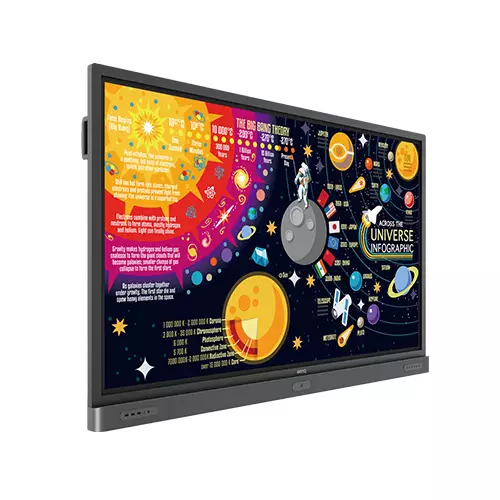 BenQ RP7501K 75 inch Class 4K UHD Educational Touchscreen Interactive Flat Panel Display - 1