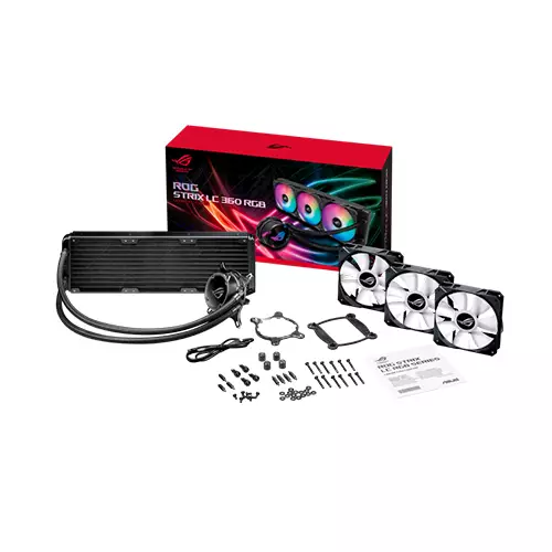 ASUS ROG STRIX LC 360 ARGB 360mm  All in One Liquid CPU Cooler - 2