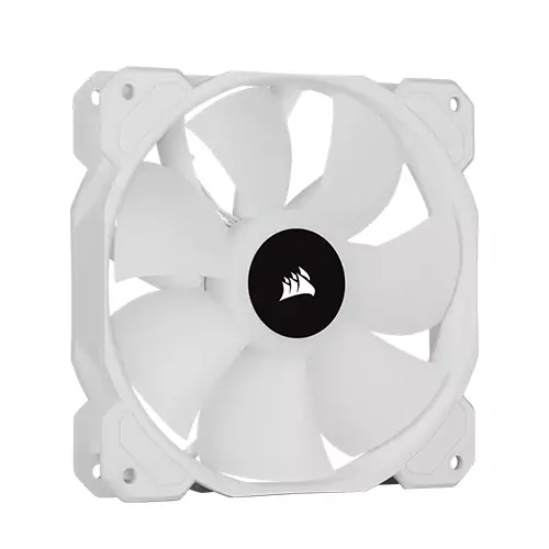 Corsair iCUE SP120 RGB ELITE Performance 120mm PWM Fan (White ) - 1
