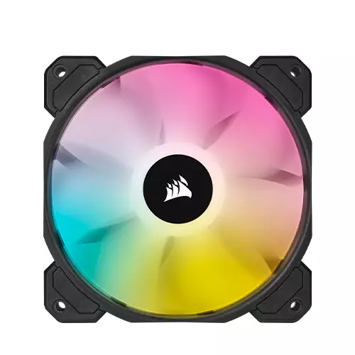 Corsair iCUE SP120 RGB ELITE Performance 120mm PWM White Fan (3 Pack) - 1
