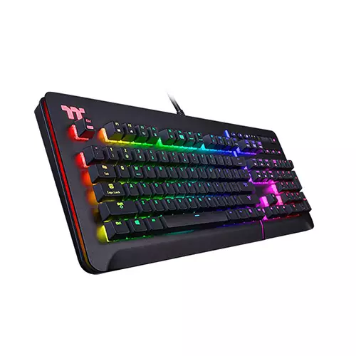 Thermaltake Level 20 RGB Cherry MX Speed Silver Gaming Keyboard (German Layout) - 1