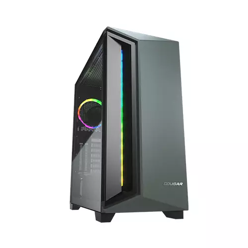 COUGAR DarkBlader X7 RGB Mid-Tower Gaming Case (Midnight Green)