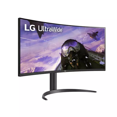 LG UltraWide 34WP65C-B 34 inch WQHD 160Hz Curved AMD FreeSync Gaming Monitor - 1