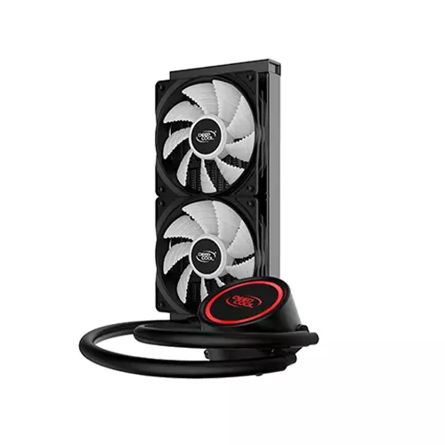 DeepCool Gammaxx L240T Red All in One Liquid CPU Cooler - 3