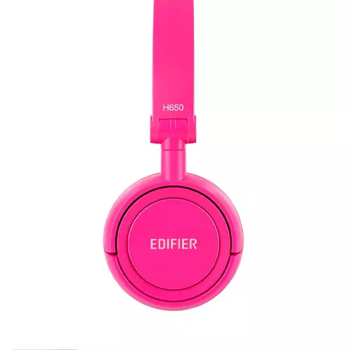 Edifier H650 Hi-Fi On-Ear Wired Stereo Headset (Pink) - 1