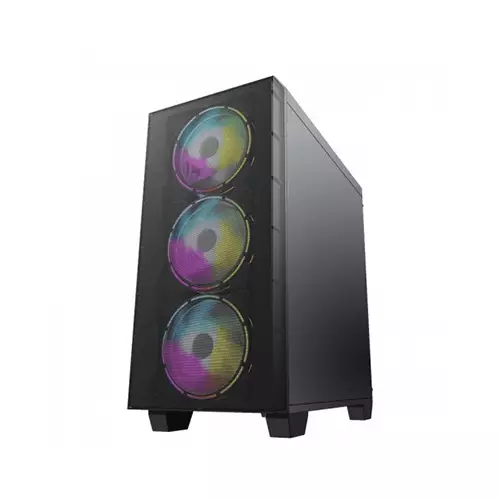 MaxGreen A667BK Mini Mesh Micro ATX Case - 2