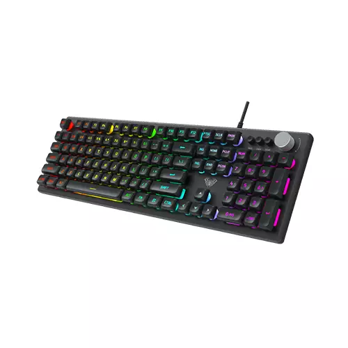 AULA F2028 RAINBOW WIRED GAMING KEYBOARD - 2