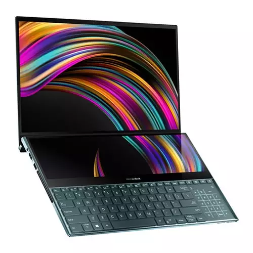 Asus ZenBook Duo UX482EG 14 inch Full HD Touch Screen Dual Display Core i5 11th Gen 16GB RAM 512GB SSD Laptop with MX450 2GB Graphics