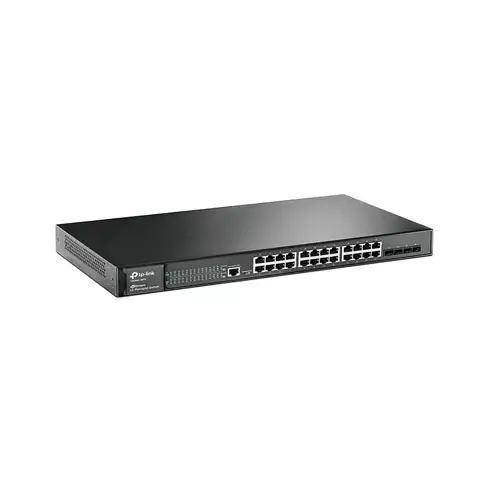 Tp-link T2600G-28TS JetStream 24-Port Gigabit L2 Managed Switch with 4 SFP Slots - 0