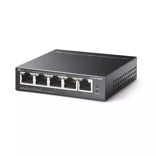 Tp-Link TL-SF1005P V2 5-Port Desktop Switch with 4-Port PoE+ - 1