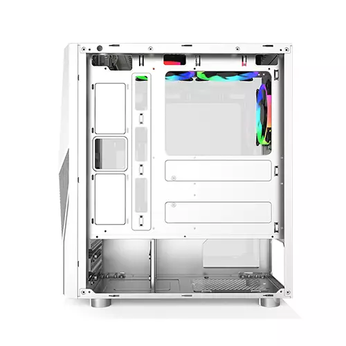 Montech Fighter 500 ATX Mid-Tower Gaming Case (White)-gallery-2