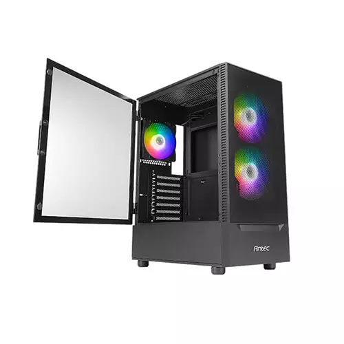 Antec NX410 Mid Tower ARGB Black Gaming Case - 2