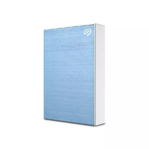Seagate One Touch 5 TB External Hard Drive With Password (Blue) - 1