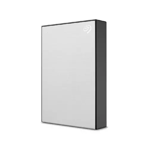 Seagate One Touch 4TB External Hard Drive With Password (Silver) - 1