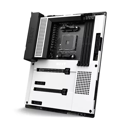 NZXT N7 AMD B550 WIFI Gaming Motherboard (White) - 1