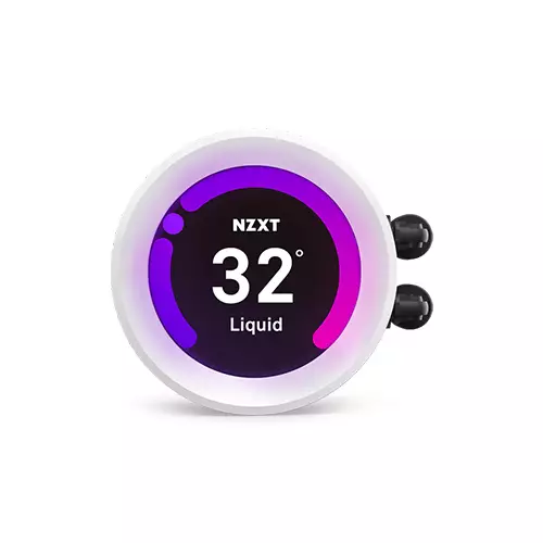 NZXT Kraken Z53 RGB 240mm Liquid Cooler with LCD Display White-gallery-3