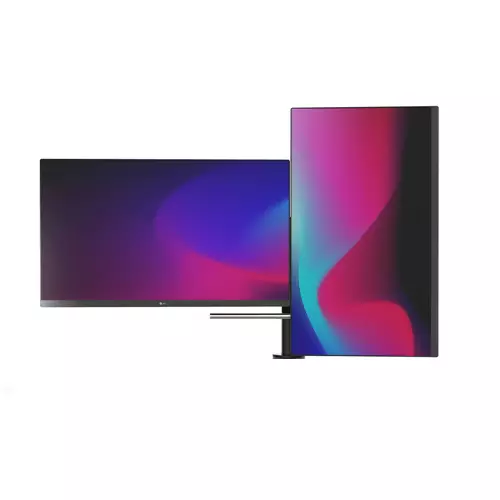 LG UltraFine 27QP88D 27inch QHD Ergo Dual Display Monitor - 1