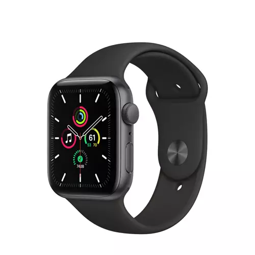 Apple Watch SE A2352 44mm GPS Space Gray Aluminum Sport Band (Black)