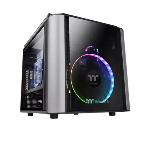 Thermaltake Level 20 VT 4x Tempered Glass Side Window Micro Tower Black Desktop Case