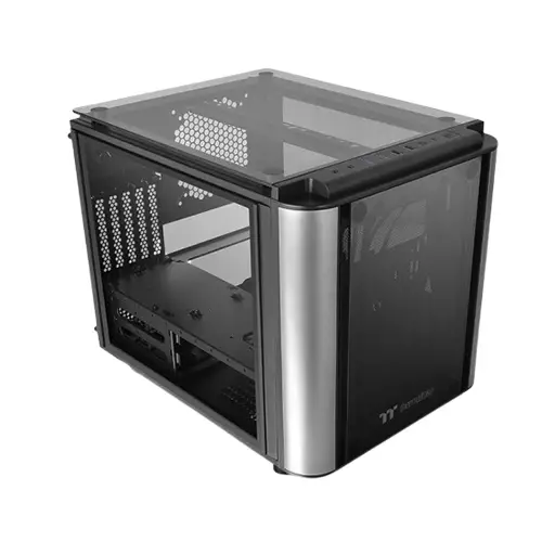 Thermaltake Level 20 VT 4x Tempered Glass Side Window Micro Tower Black Desktop Case - 2