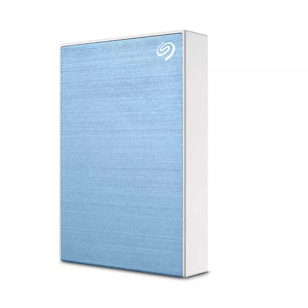 Seagate One Touch 4 TB External HDD with Password Protection – Blue