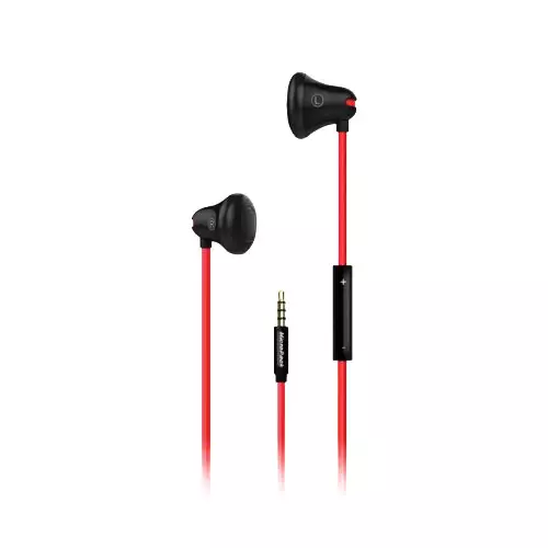 Micropack EM113 Black & Red Earphone - 1