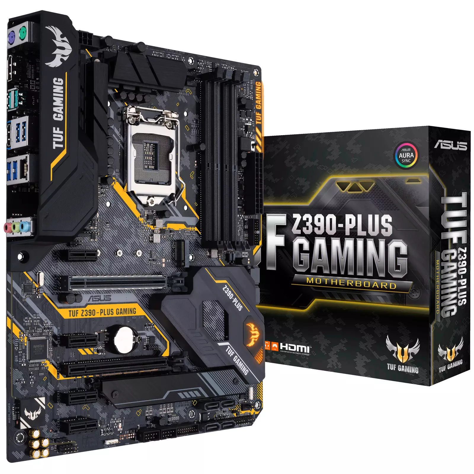 ASUS TUF Z390-PLUS GAMING MOTHERBOARD
