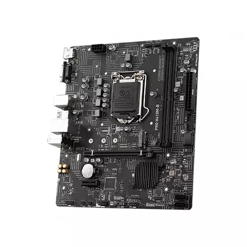 MSI Intel PRO H410M-B Micro-ATX Motherboard - 1