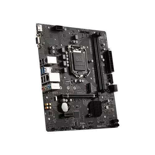 MSI Intel PRO H410M-B Micro-ATX Motherboard - 2