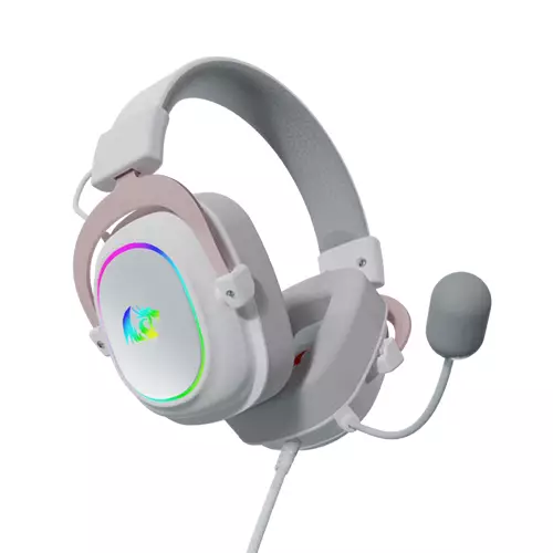 Redragon H510 Zeus-X RGB Wired Gaming Headset (WHITE)-1