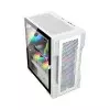1stPlayer T3 Mesh m-ATX Gaming Case (White)-3