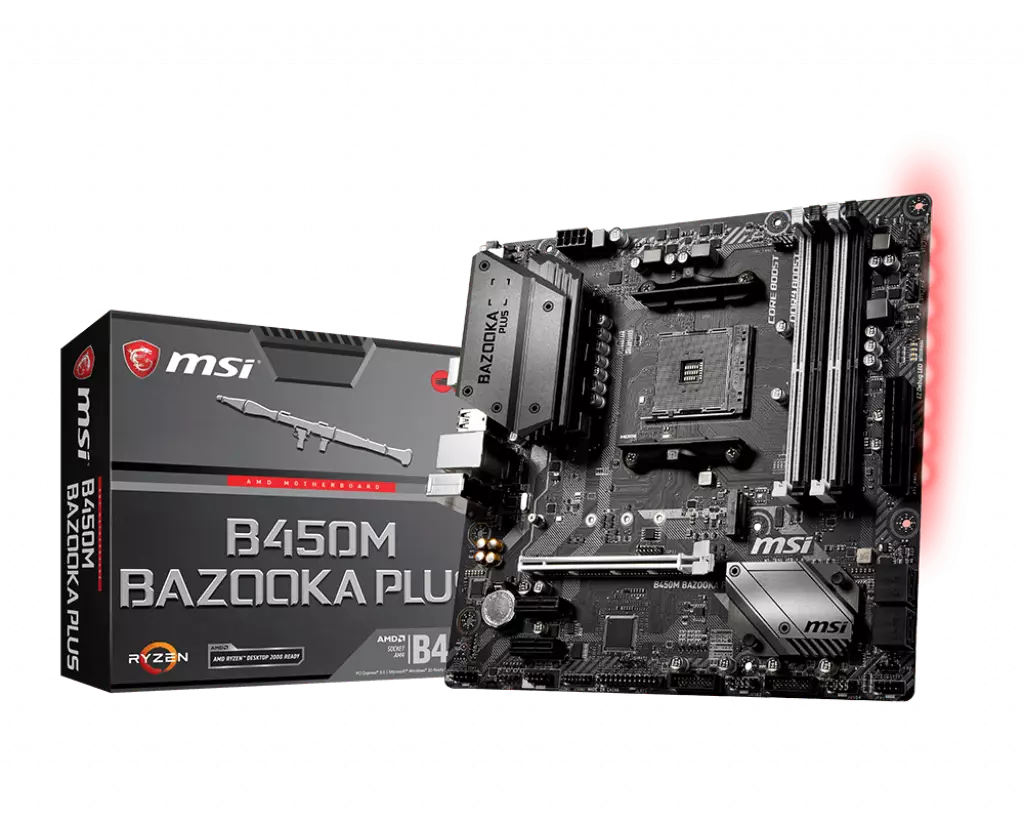 MSI B450M BAZOOKA PLUS AMD Ryzen Motherboard
