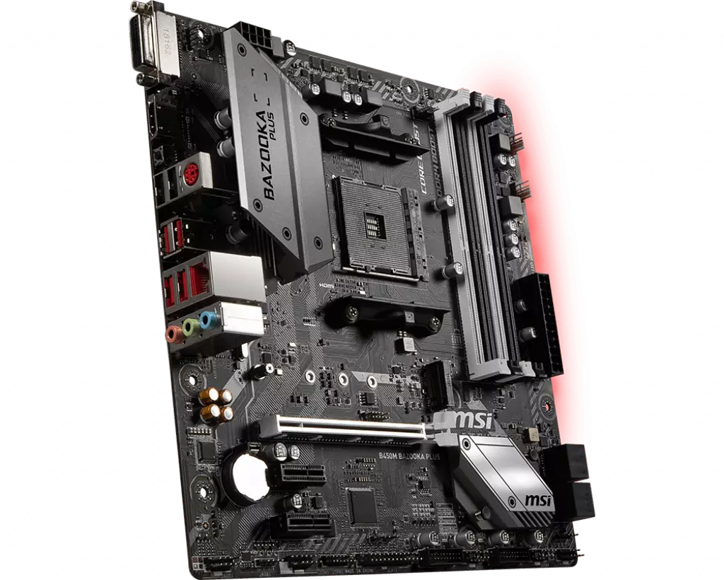 MSI B450M BAZOOKA PLUS AMD Ryzen Motherboard-1