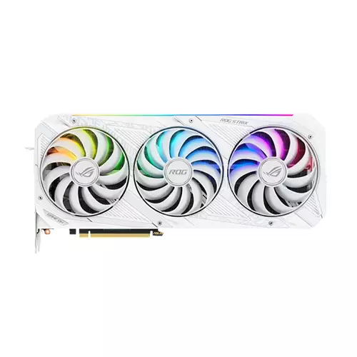 ASUS ROG STRIX GEFORCE RTX 3070 V2 WHITE OC EDITION 8GB GDDR6 GRAPHICS CARD - 1