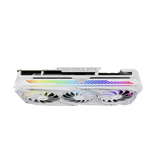 ASUS ROG STRIX GEFORCE RTX 3070 V2 WHITE OC EDITION 8GB GDDR6 GRAPHICS CARD - 3