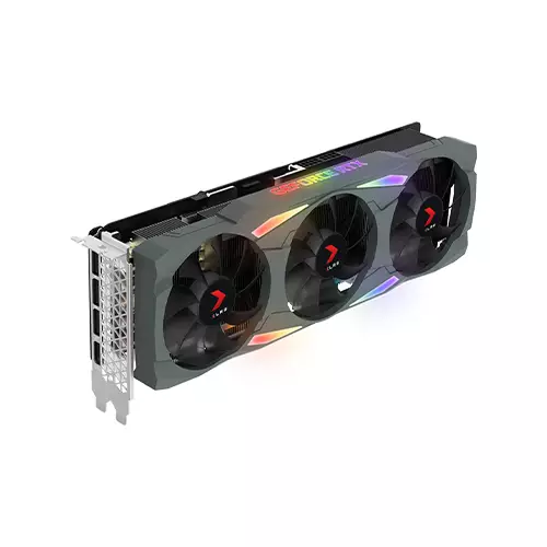 PNY GEFORCE RTX 3070 TI 8GB XLR8 GAMING UPRISING EPIC-X RGB TRIPLE FAN GRAPHICS CARD - 4
