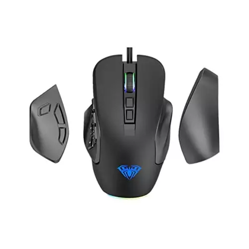 AULA H510 Wired MMO Gaming Mouse with RGB Backlit