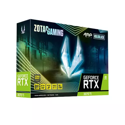 ZOTAC GAMING GEFORCE RTX 3070 TI AMP HOLO OC 8GB GDDR6X GRAPHICS CARD - 2