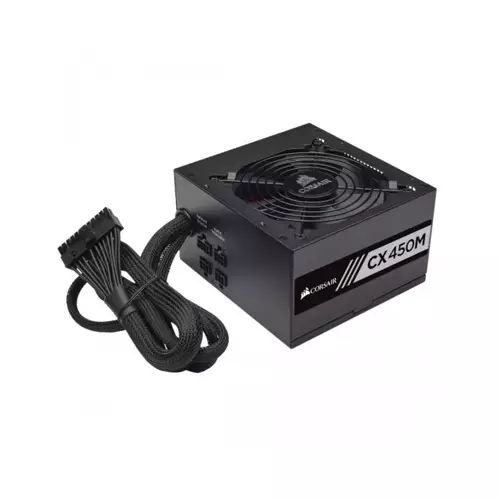 CORSAIR CX450M 450W 80 PLUS BRONZE Semi-Modular Power Supply - 1