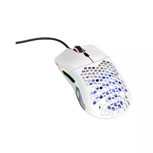 GLORIOUS O MINUS RGB USB GAMING MOUSE (Matte White) - 1