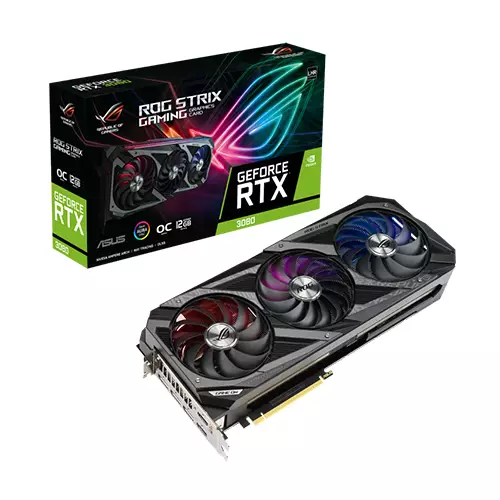 ASUS ROG STRIX GEFORCE RTX 3080 OC EDITION 12GB GDDR6X GAMING GRAPHICS CARD