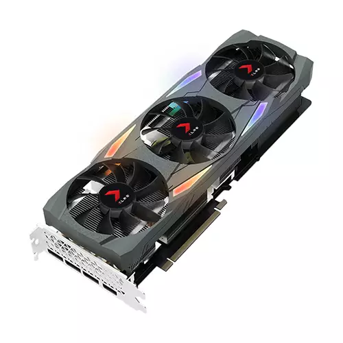 PNY GEFORCE RTX 3080 10GB XLR8 GAMING UPRISING EPIC-X RGB TRIPLE FAN GRAPHICS CARD - 5