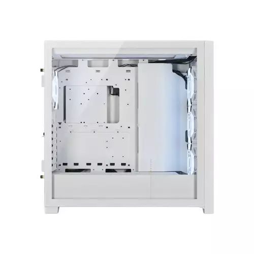 CORSAIR ICUE 5000X RGB QL EDITION MID-TOWER ATX CASE IN TRUE WHITE - 1
