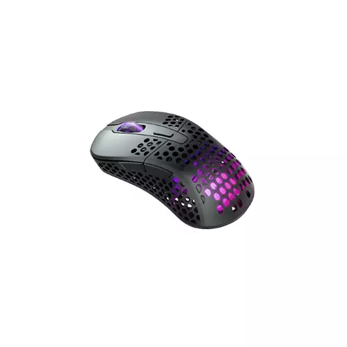 XTRFY M4 RGB ULTRA-LIGHT WIRELESS ERGONOMIC GAMING MOUSE (BLACK) - 1