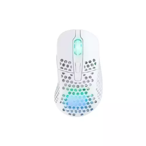 XTRFY M4 RGB ULTRA-LIGHT WIRELESS ERGONOMIC GAMING MOUSE (WHITE)