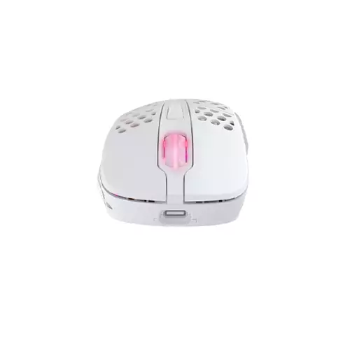 XTRFY M4 RGB ULTRA-LIGHT WIRELESS ERGONOMIC GAMING MOUSE (WHITE) - 1