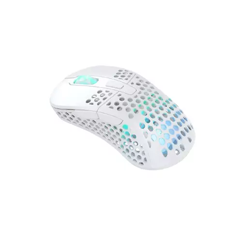 XTRFY M4 RGB ULTRA-LIGHT WIRELESS ERGONOMIC GAMING MOUSE (WHITE) - 2