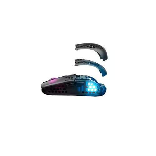 XTRFY MZ1 RGB ULTRA-LIGHT WIRELESS ERGONOMIC GAMING MOUSE (BLACK) - 4