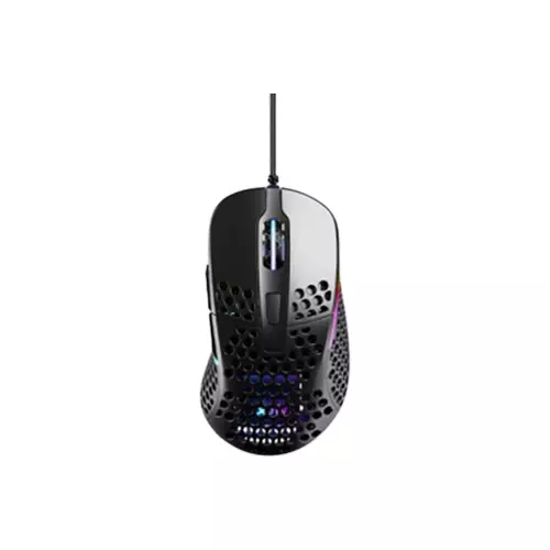 XTRFY M4 RGB ULTRA-LIGHT WIRED ERGONOMIC GAMING MOUSE (BLACK)